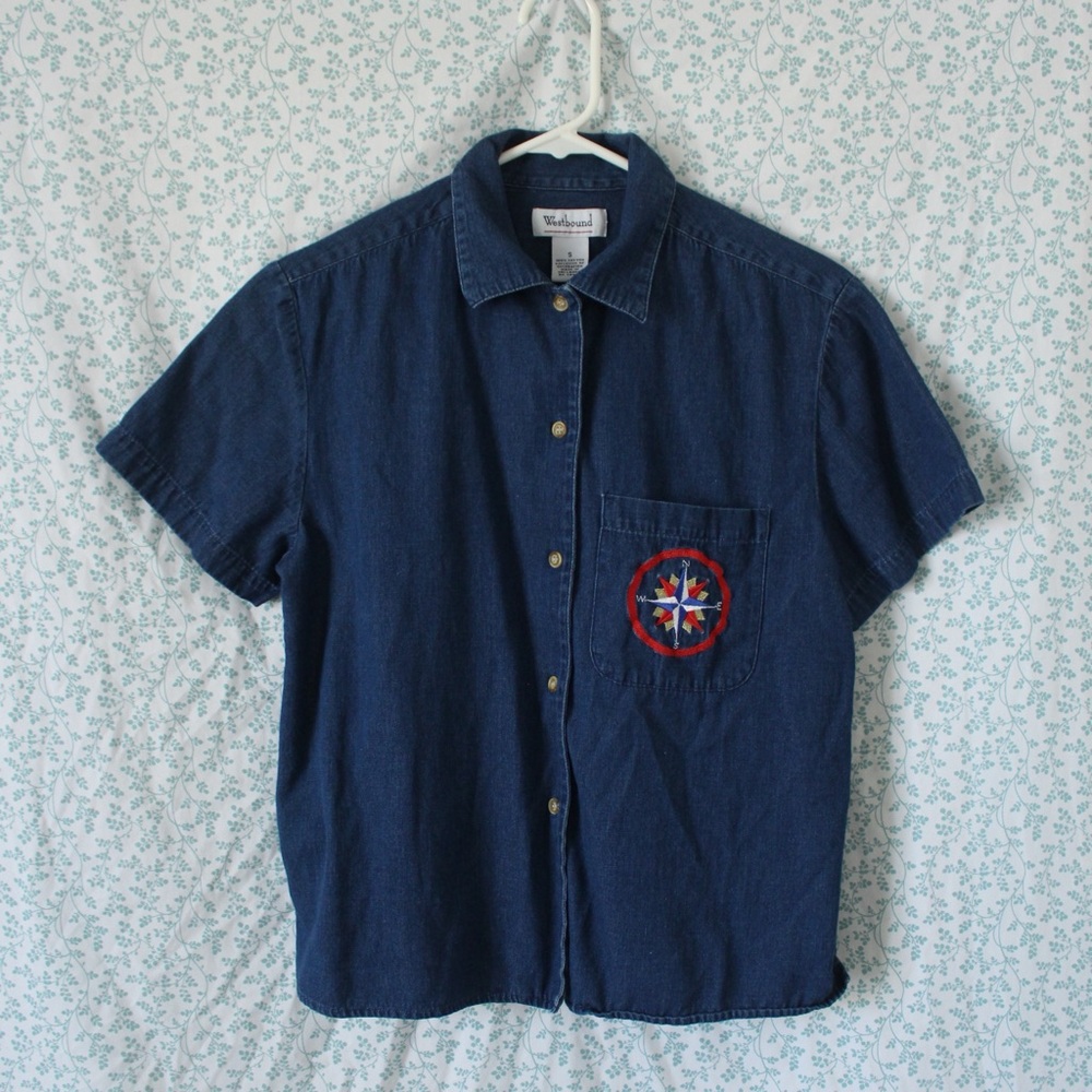 VTG Westbound Compass Button Up